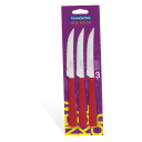 Набор ножей для стейка 3пр. 5" 23160/374 (Tramontina New Kolor)